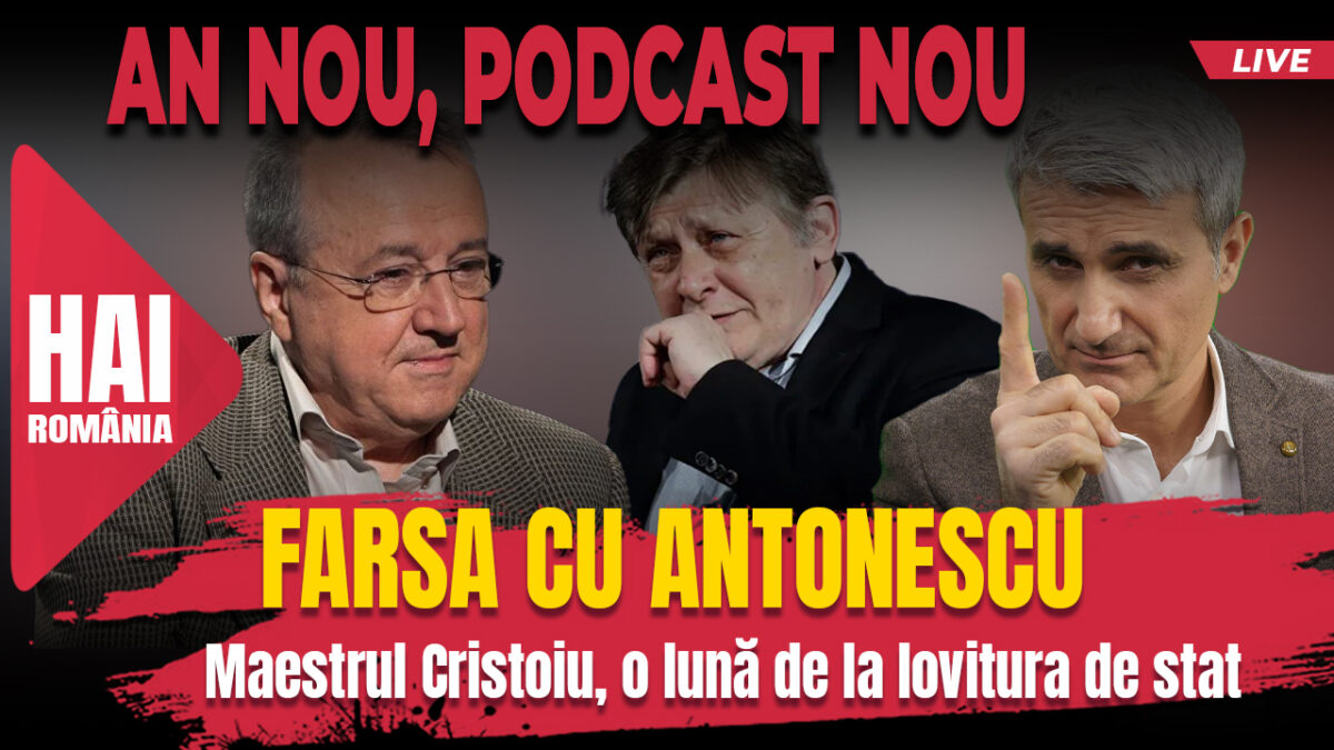 Farsa cu Antonescu. Hai live cu Turcescu la 12:00