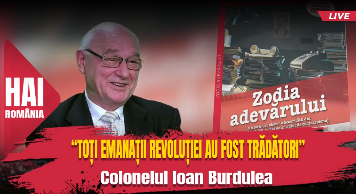 Colonelul Ioan Burdulea: “Toți emanații Revoluției au fost trădători”. Evenimentul istoric la 12:00