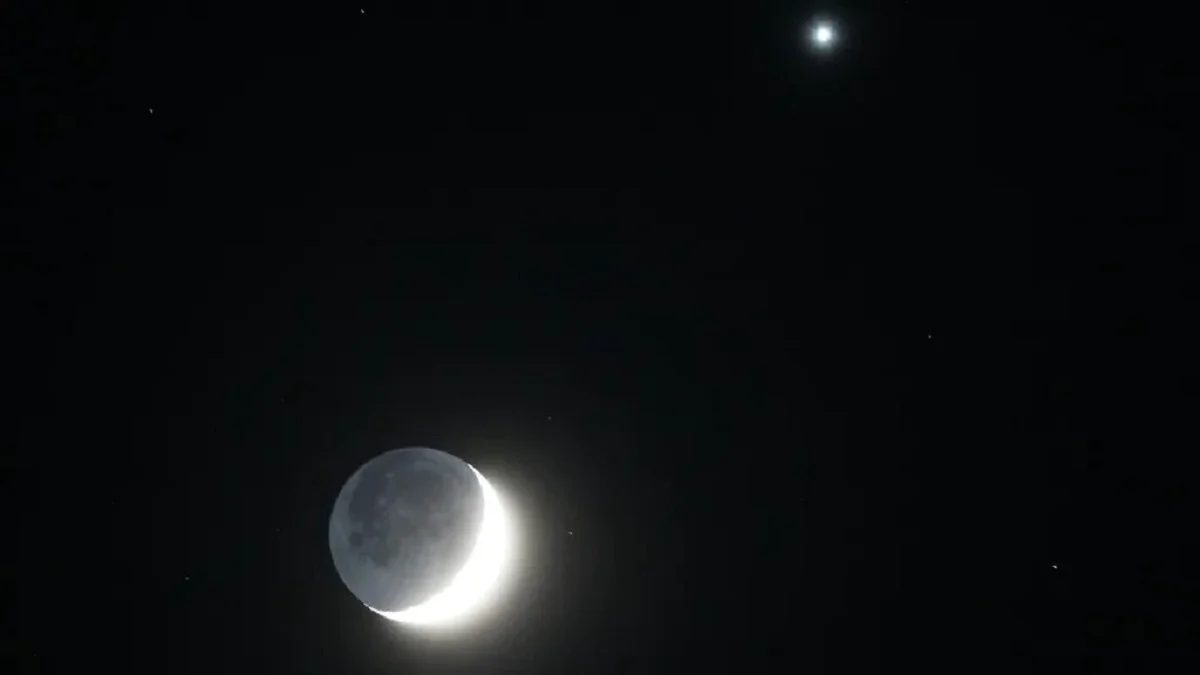 Luna și Venus. Planete