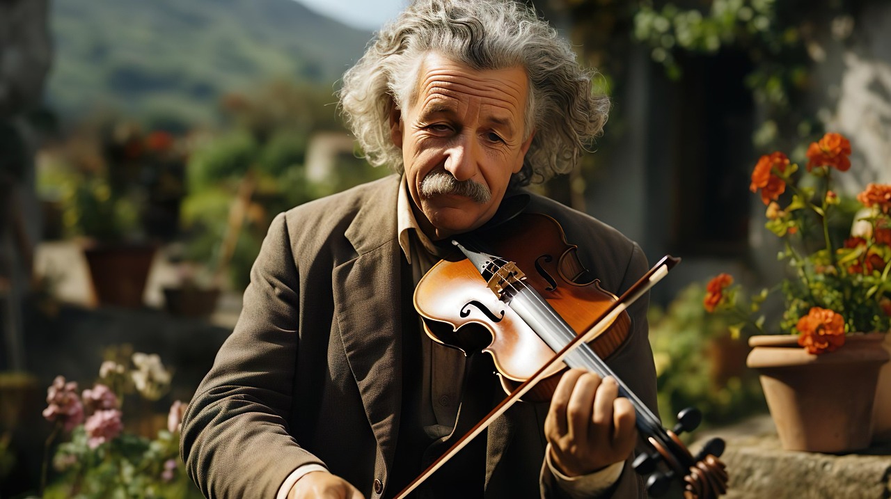 Albert Einstein, geniul fizicii care gândea printre notele muzicale
