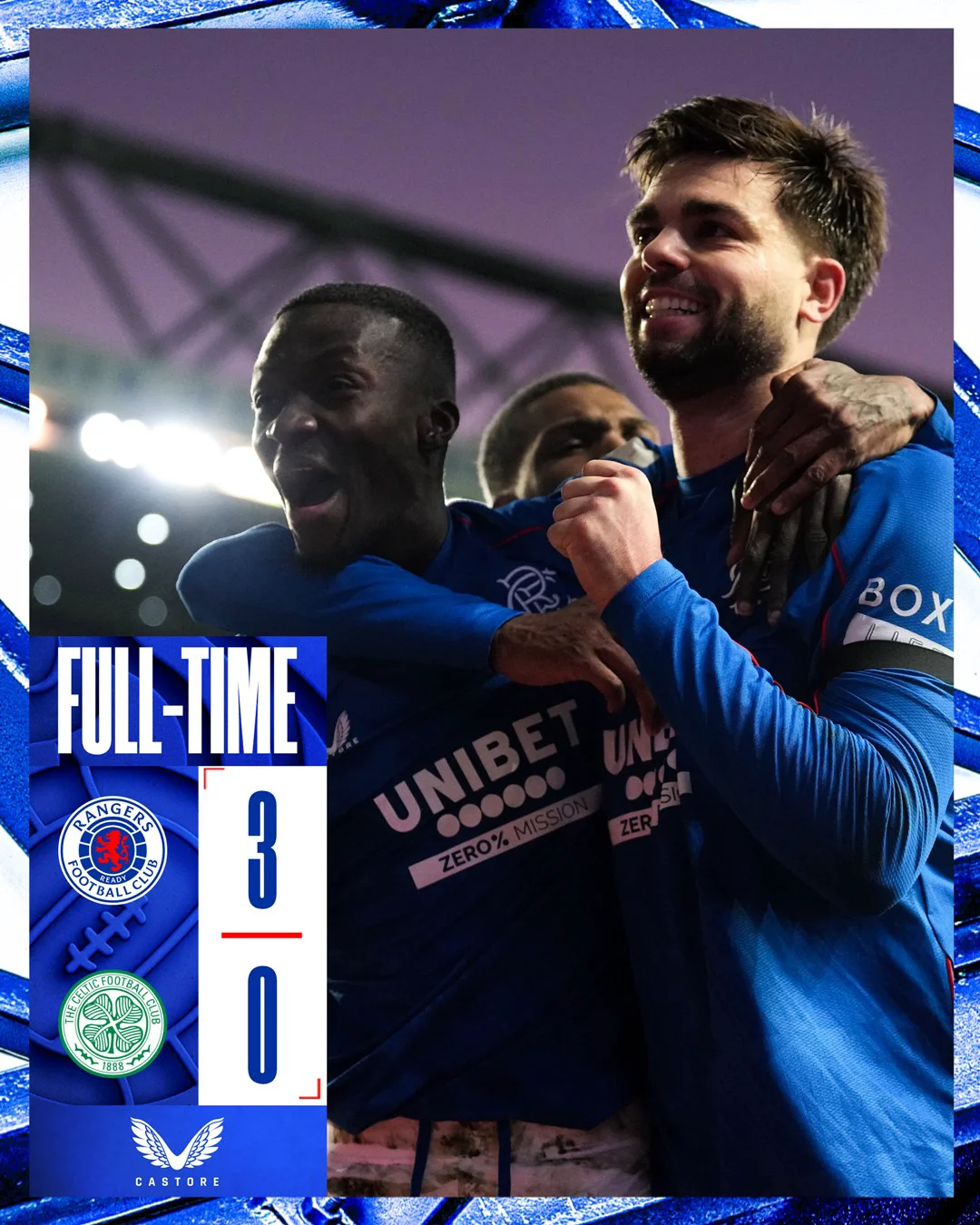 rangers - celtic, 3-0