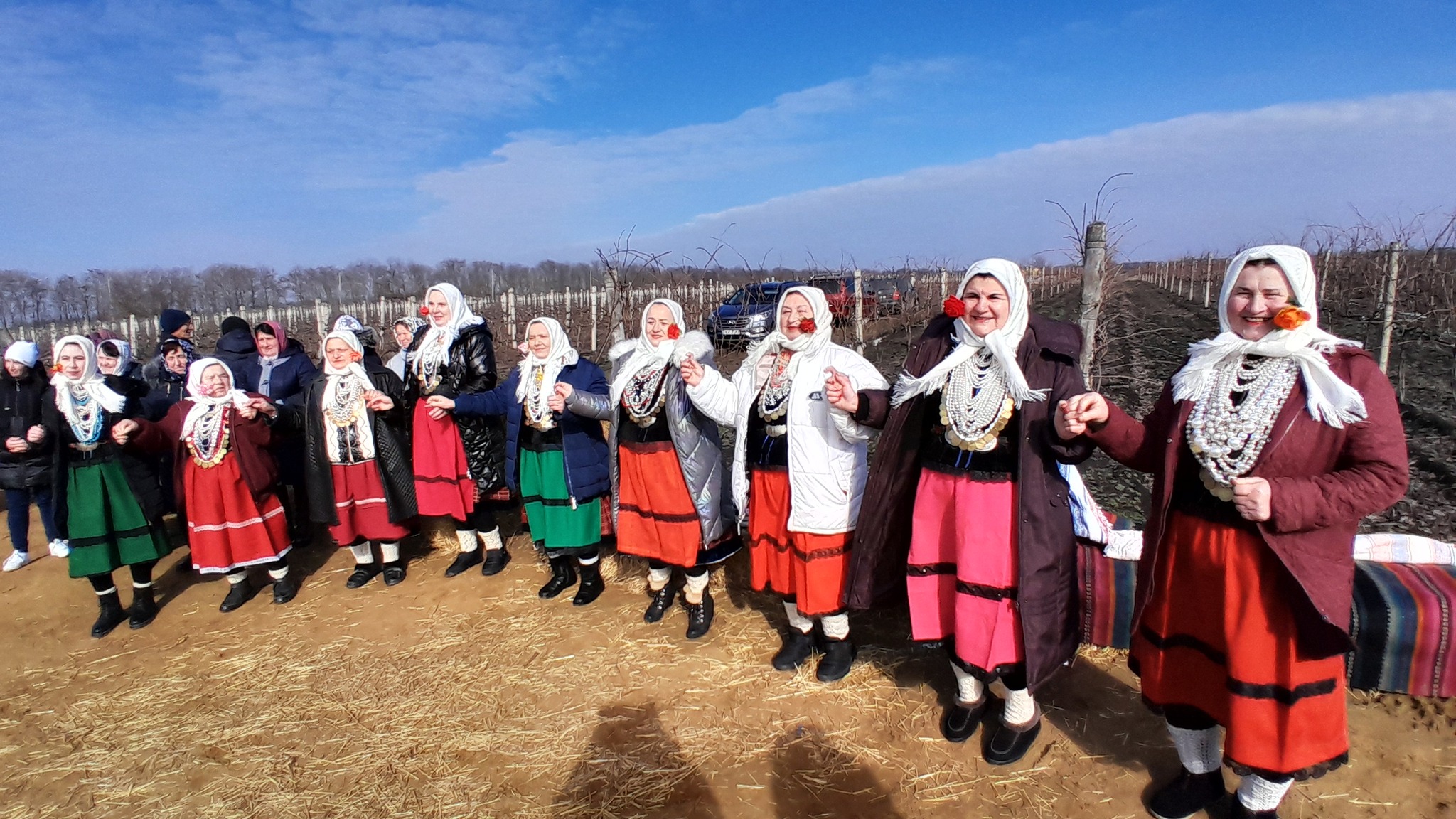 Sfințirea viilor la început de sezon agricol. Tradiția bulgară „Trifon Zarezan”, celebrată la Tvardița și Corten. Foto