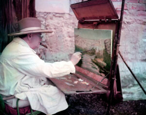 Winston Churchill, premierul-pictor. Între politică și pasiunea pentru pictură