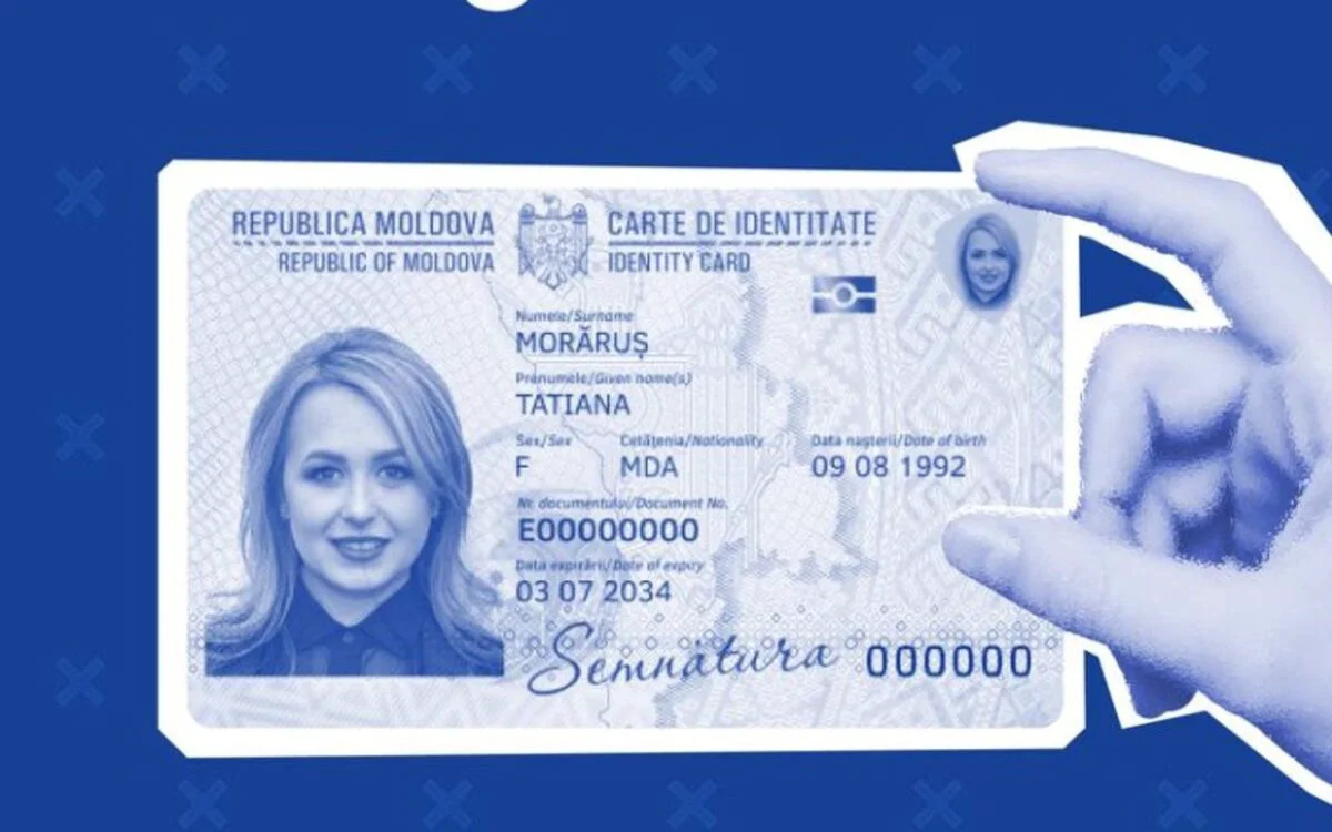 Noile cărți de identitate europene din Republica Moldova, disponibile din aprilie. Un milion vor fi oferite gratuit