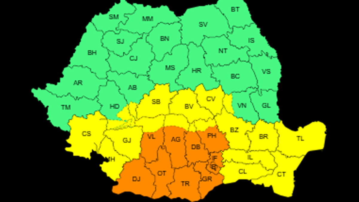 Cod galben și portocaliu de vânt