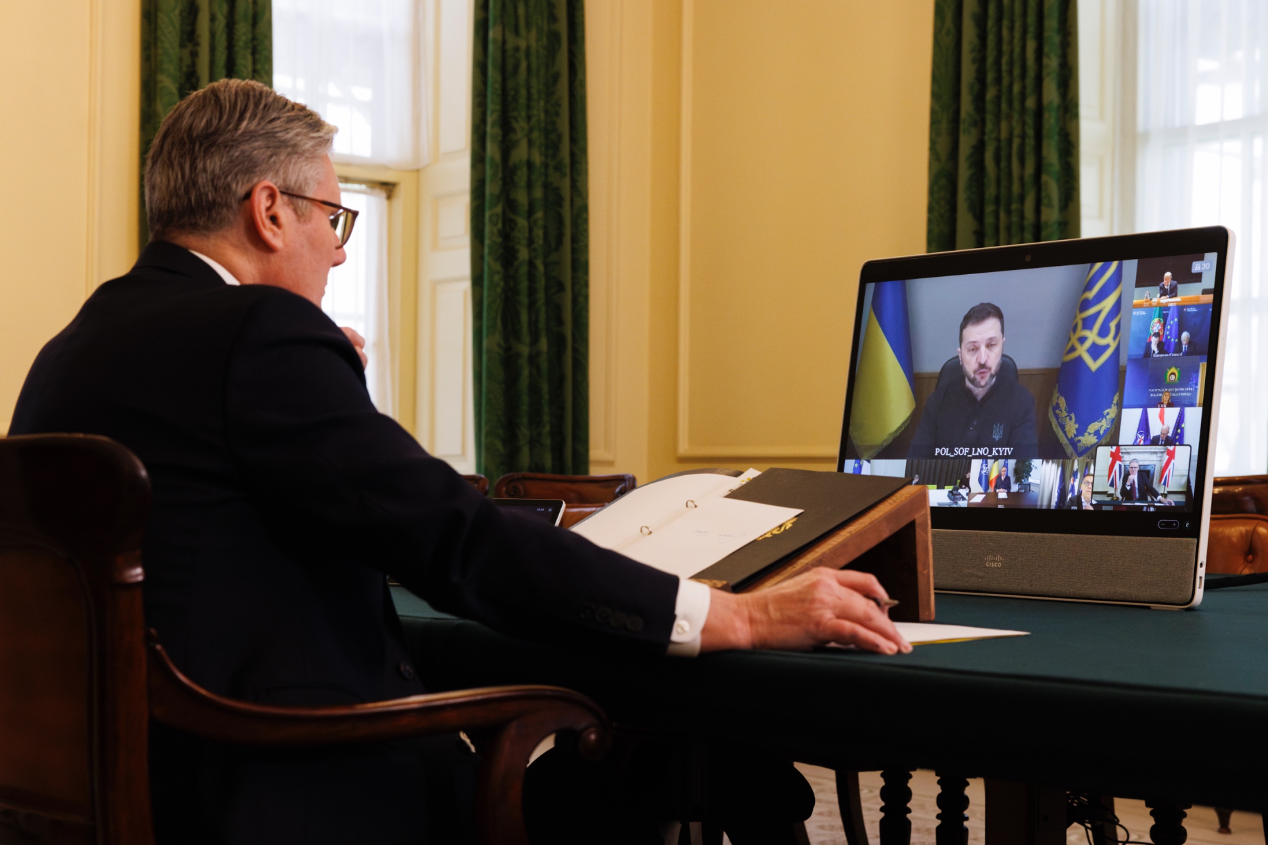 Keir Starmer- videoconferință