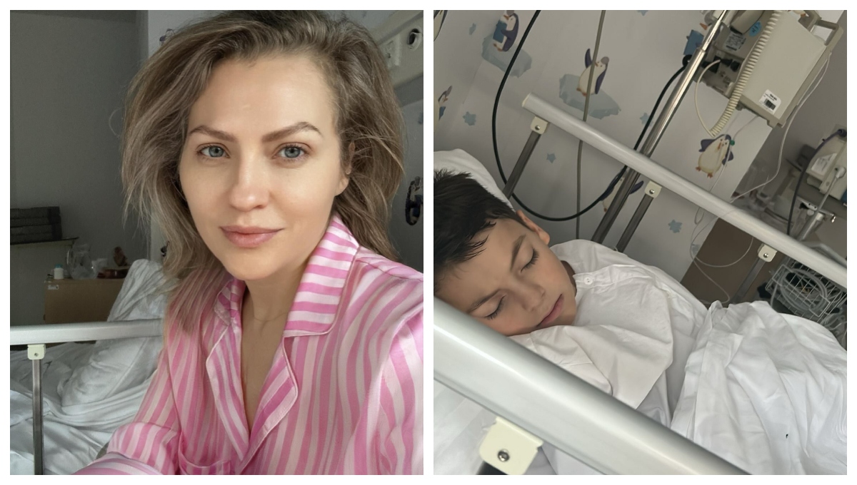 Mirela Vaida și fiul ei