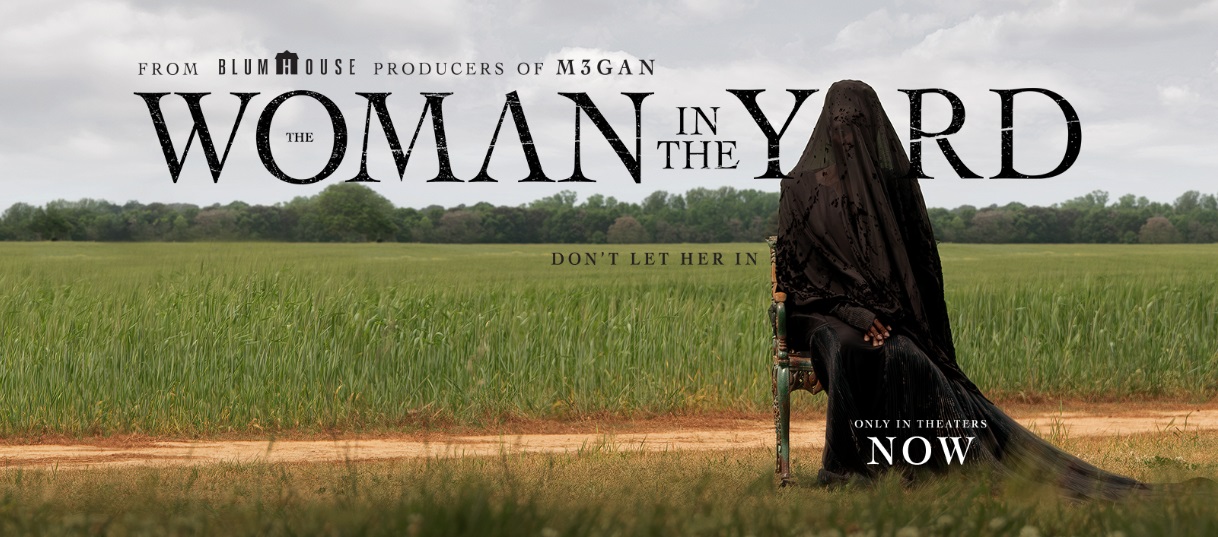 The woman in the yard