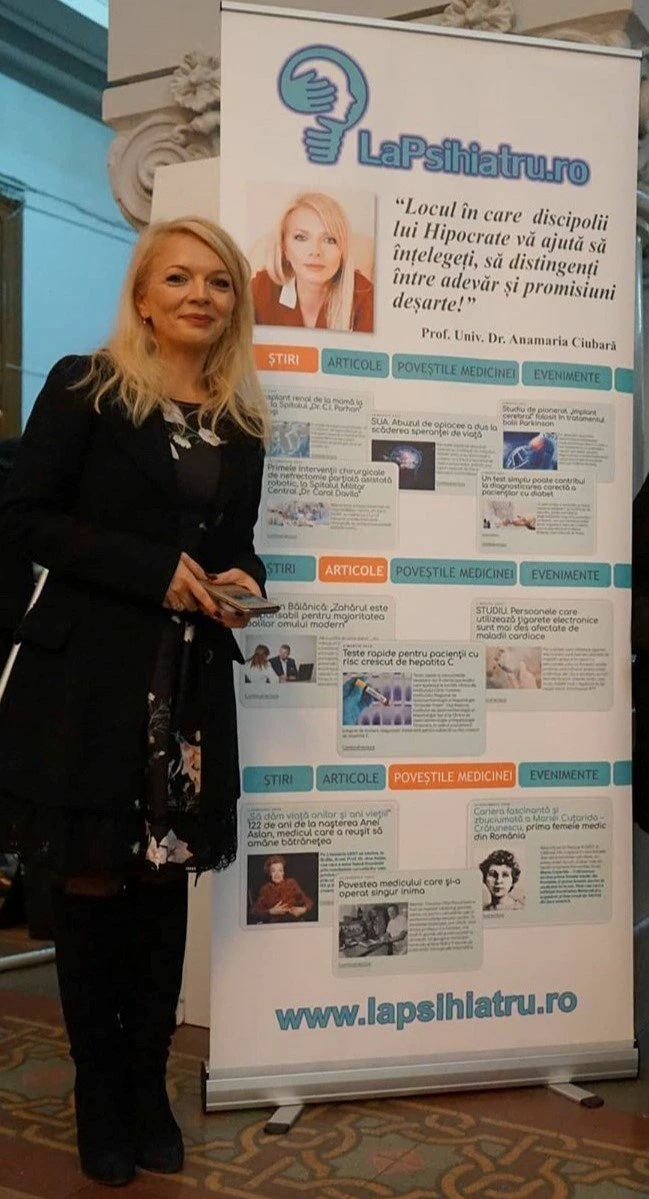 Prof. Univ. Dr. Anamaria Ciubară, medic primar psihiatru