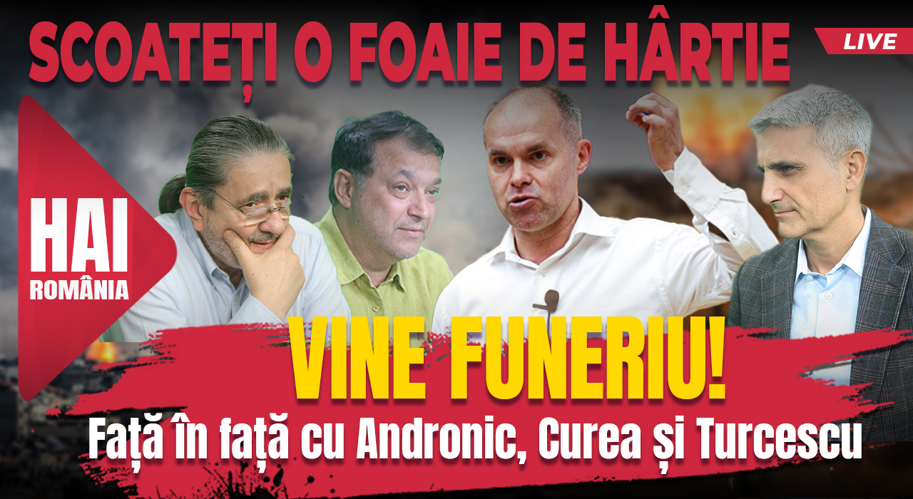 Vine Funeriu! Hai live cu Turcescu