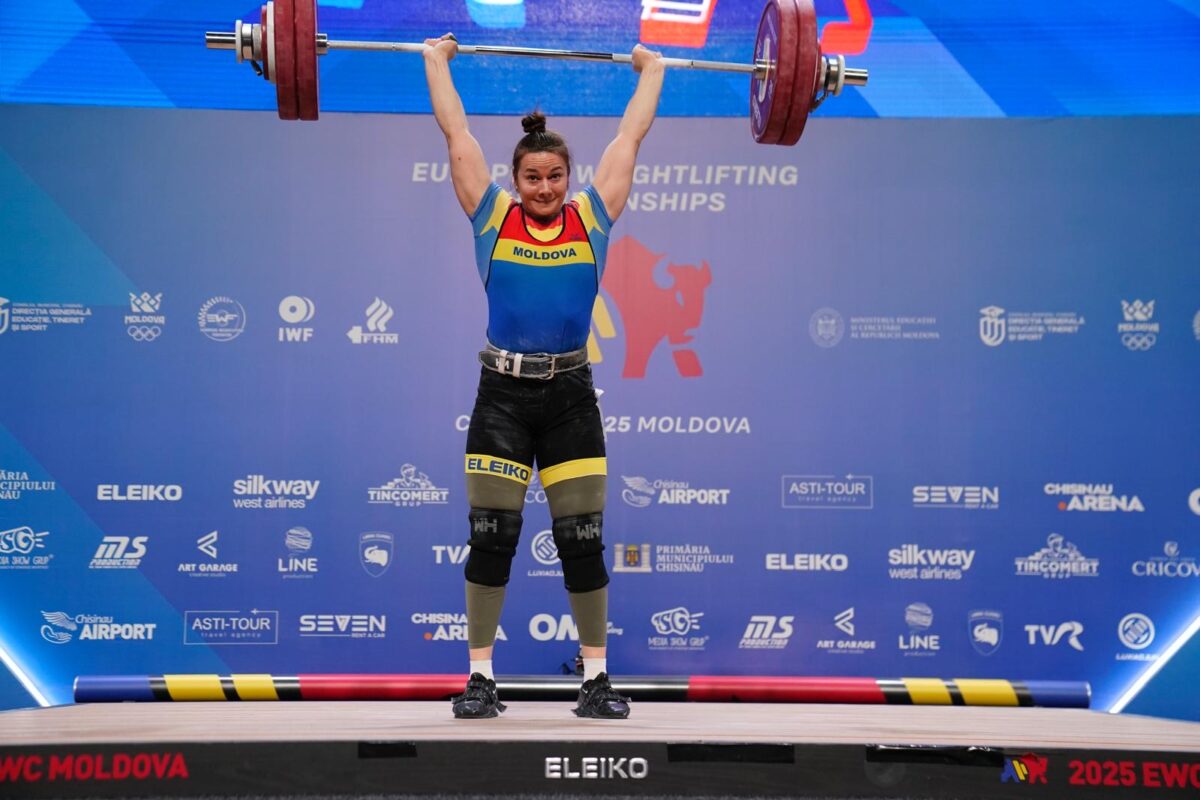 Performanță la Campionatul European de Haltere. Sportiva Elena Erighina obține trei medalii de aur