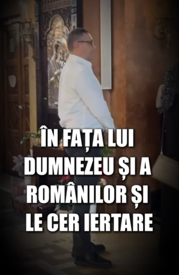 Victor Ponta, mărturie emoționantă: Îmi cer iertare pentru marele păcat al trufiei și laudei de sine
