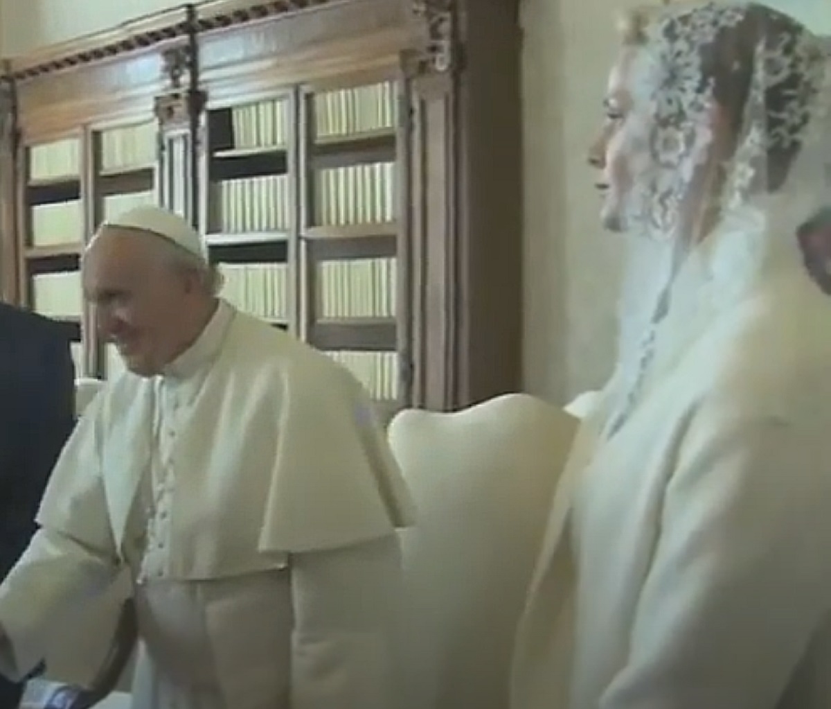 Charlène de Monaco la Papa Francisc
