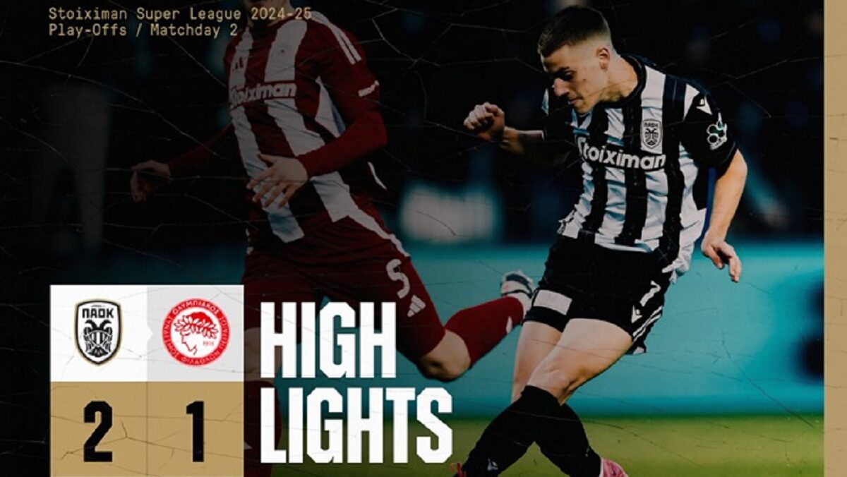 Olympiacos Pireu, înfrântă de PAOK Salonic, scor 1-2. Prima declarație a lui Lucescu după victorie