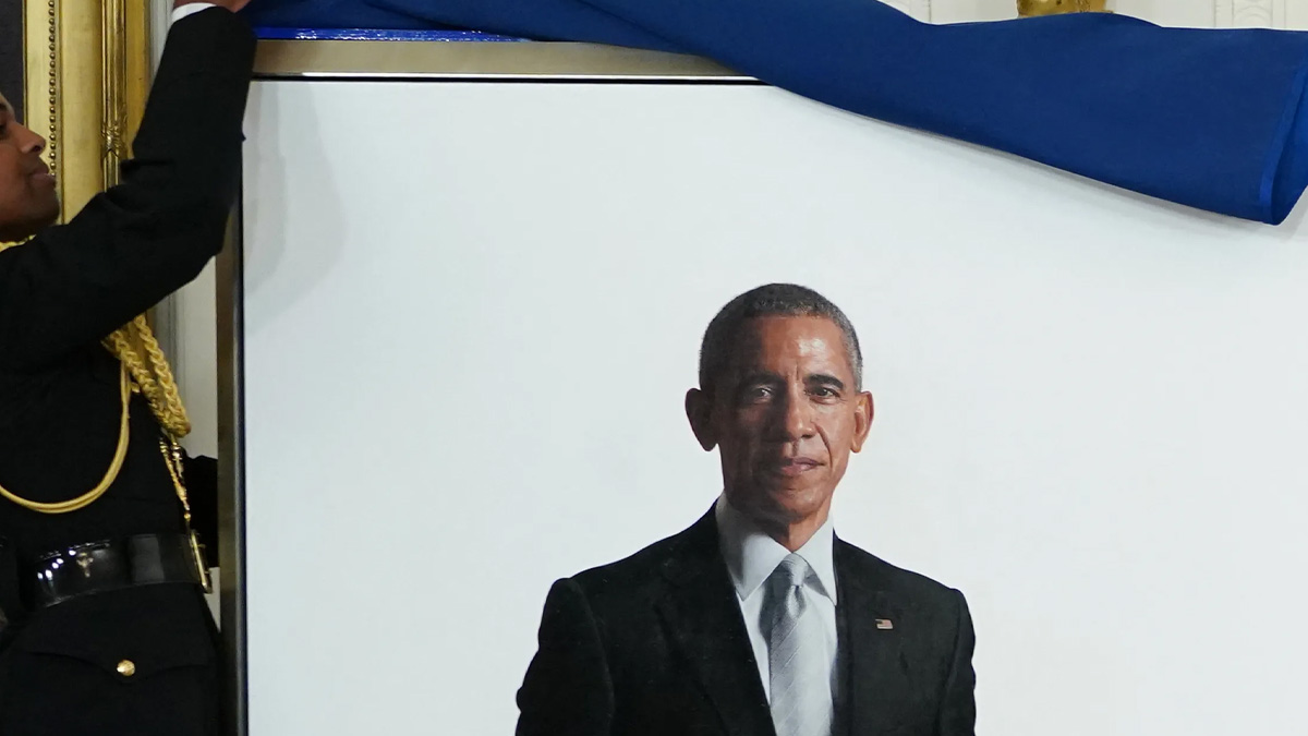 Portret Obama, Casa Albă