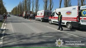 Un moldovean, implicat într-un accident grav cu autobuzul în Ucraina