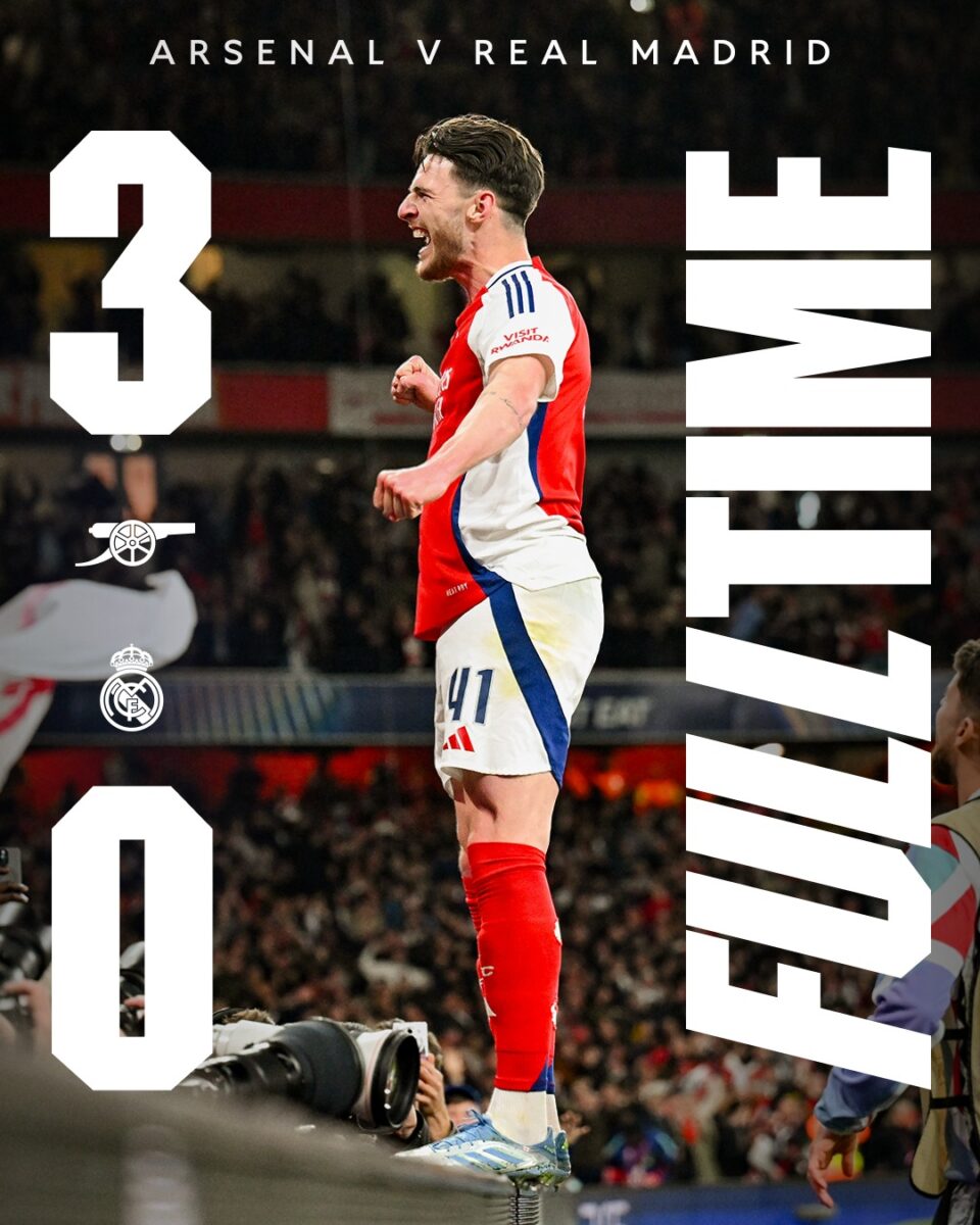 Liga Campionilor. Arsenal - Real Madrid, 3-0. Seară de legendă pentru tunari. Inter a dat lovitura la Munchen