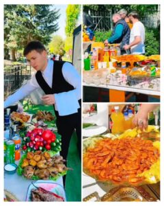 Mese bogate, muzică și chelneri printre cruci: Paștele Blajinilor, sărbătorit cu fast de romii din Soroca