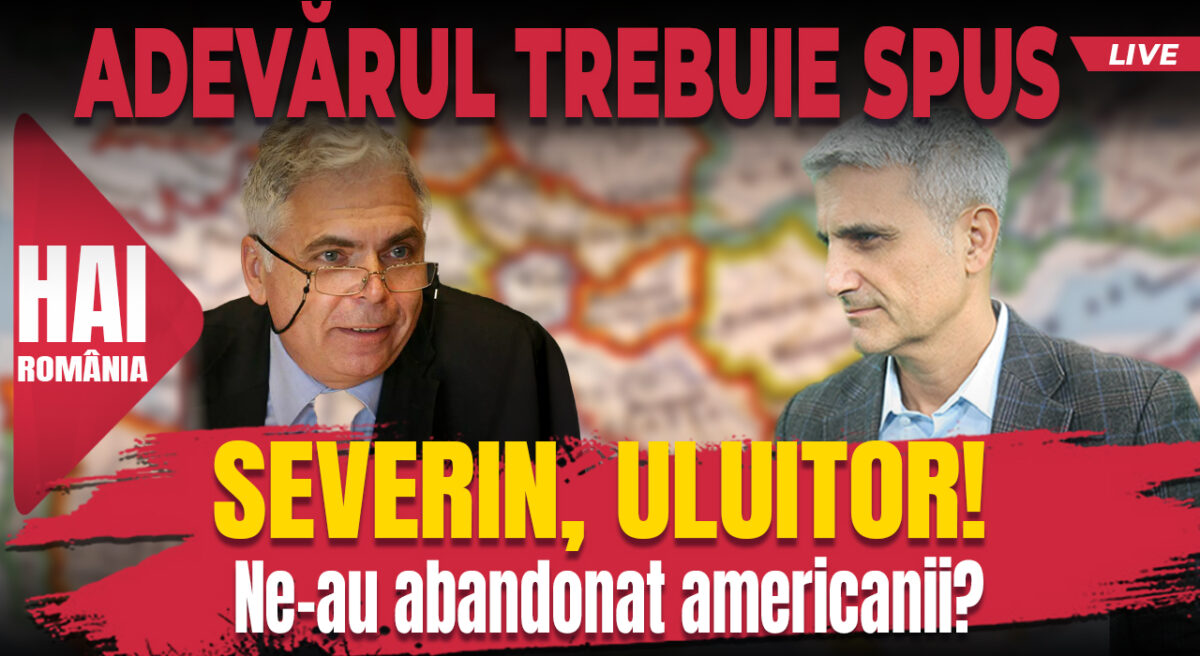 Severin, uluitor! Hai live cu Turcescu la 12:00