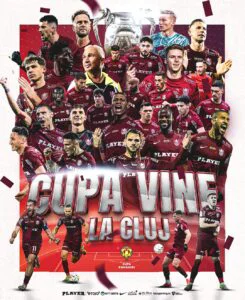 Cupa României. CFR Cluj - Hermannstadt, 3-2. Echipa lui Dan Petrescu a câștigat trofeul. Live