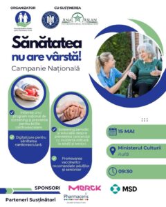 Asociația Institutul Român pentru Îmbătrânire Activă lansează Campania Națională Sănătatea nu are vârstă