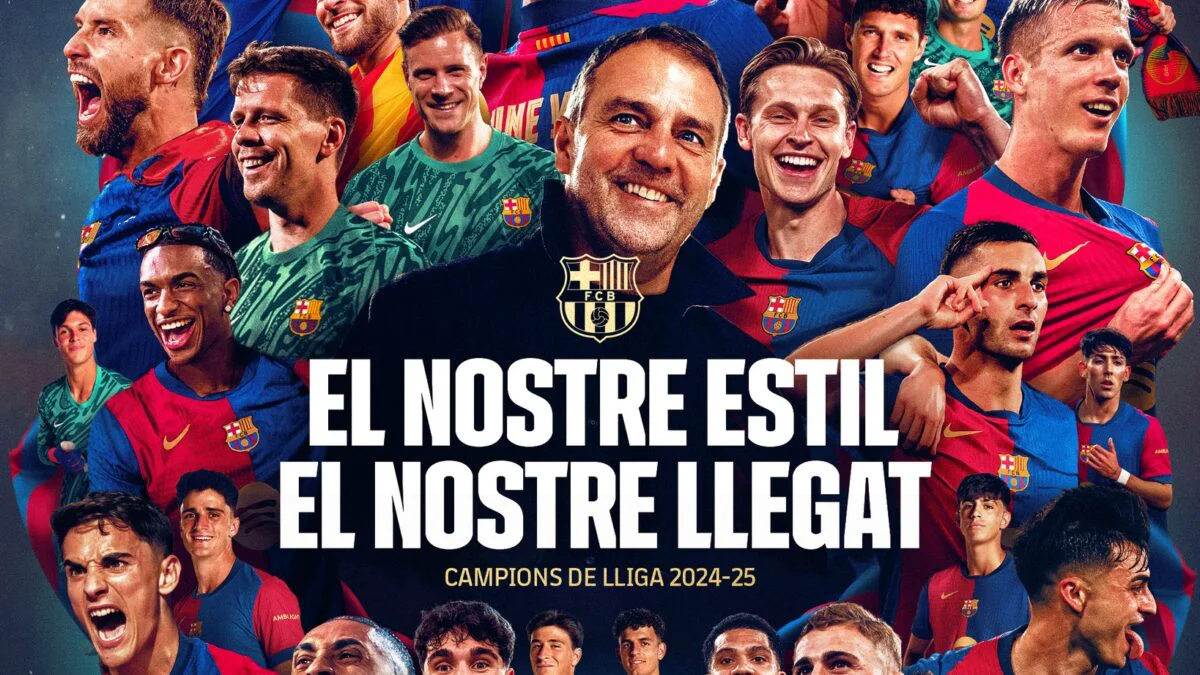 FC Barcelona, noua campioană în La Liga, după ce a învins echipa Espanyol, 2-0