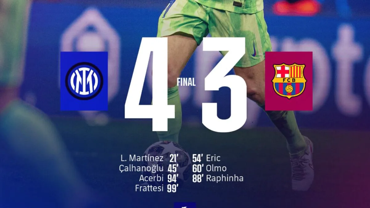 Barcelona, eliminată dramatic din Liga Campionilor. Flick critică arbitrajul, după eșecul cu Inter