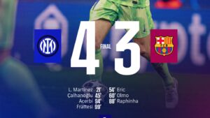 Barcelona, eliminată dramatic din Liga Campionilor. Flick critică arbitrajul, după eșecul cu Inter