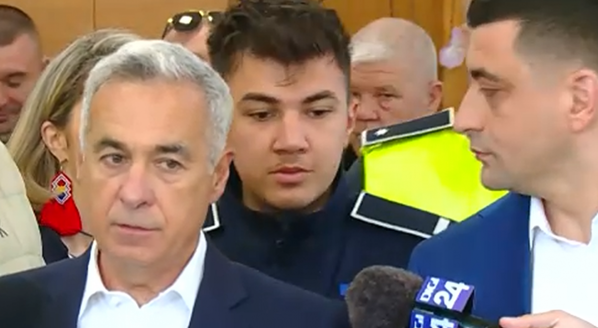 IPJ Ilfov, după ce Georgescu nu a fost lăsat să facă declaraţii în secția de votare: Regulamentul e afișat