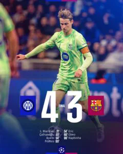 Liga Campionilor. Inter Milano - FC Barcelona, 4-3. Italienii merg în finală după un meci colosal
