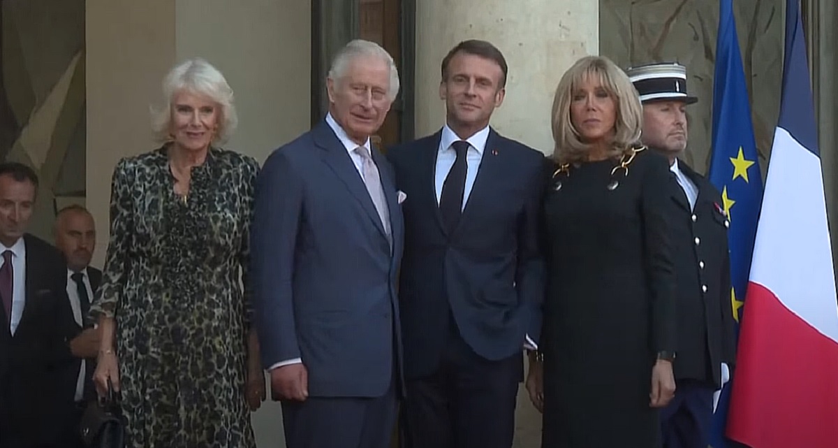 Emmanuel Macron, invitat de Regele Charles la Palatul Windsdor