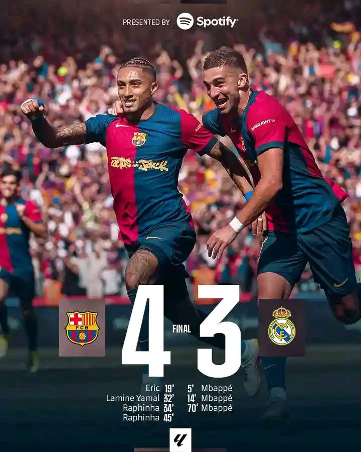 Meci colosal între FC Barcelona și Real Madrid. Catalanii, la un pas de titlu