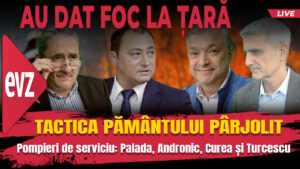 Tactica pământului pârjolit. Hai live cu Turcescu
