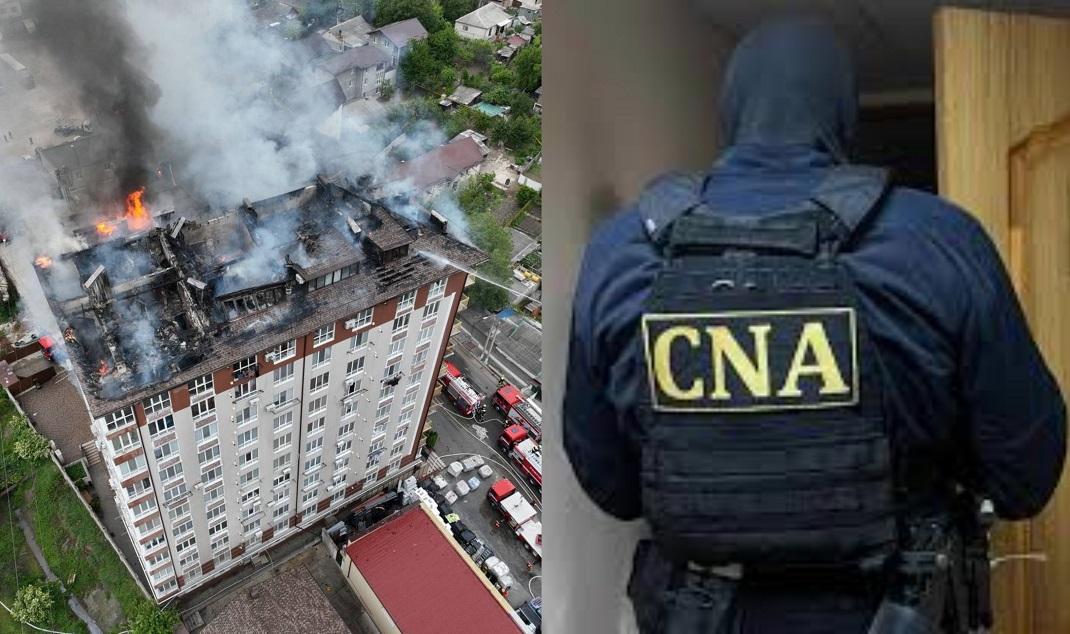 Blocul afectat de incendiu din Durlești: 13 percheziții într-un dosar de corupție și acte falsificate