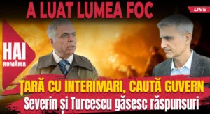 Țară cu interimari, caută guvern. Hai live cu Turcescu la 12:00