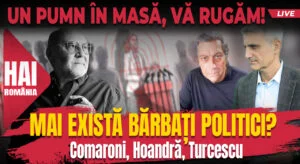 Mai există bărbați politici? Hai live cu Turcescu la 12:00