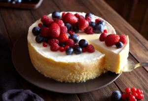 Cheesecake-ul cu fructe de pădure a cucerit bucătăriile din întreaga lume