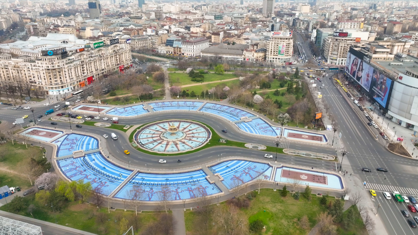 Planșeul din Piața Unirii
