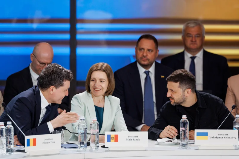 Maia Sandu, la summitul de la Odesa. Dacă Ucraina cade, Rusia nu se va opri în Republica Moldova