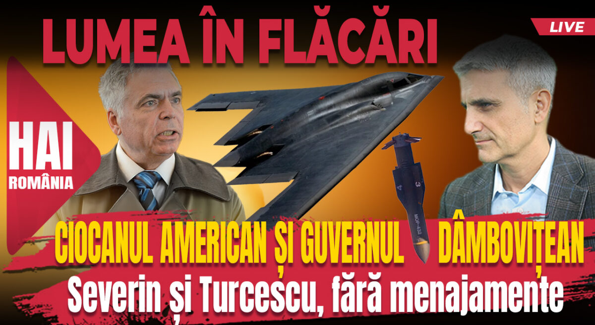 Ciocanul american și guvernul dâmbovițean. Hai Live cu Turcescu