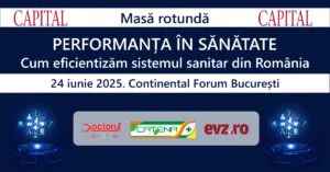 Masă rotundă „Performanța în sănătate. Cum eficientizăm sistemul sanitar din România”