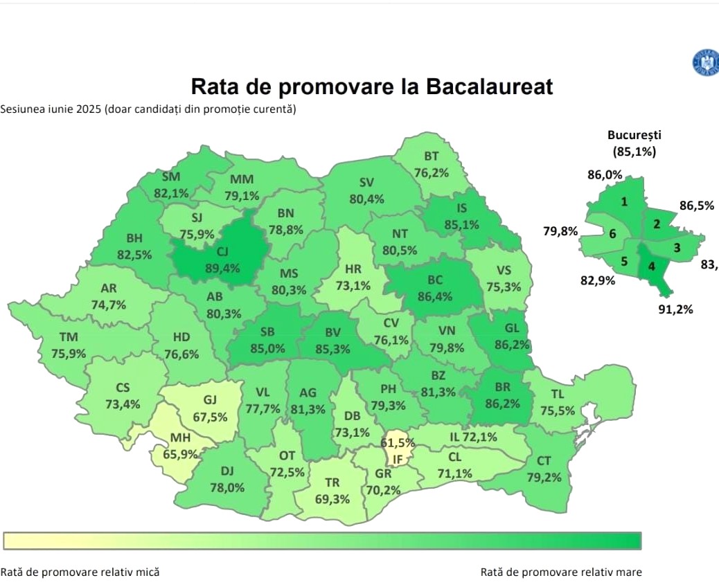 Elevii din Cluj, primii în clasamentul național la BAC.  O sportivă de performanță, cea mai mare medie