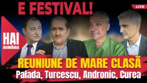Reuniune de mare clasă. Hai live cu Turcescu la 12:00