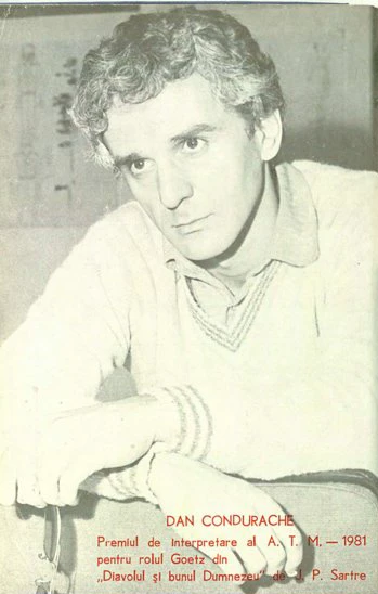 Dan Condurache, unul din „băieții răi” ai cinematografiei românești