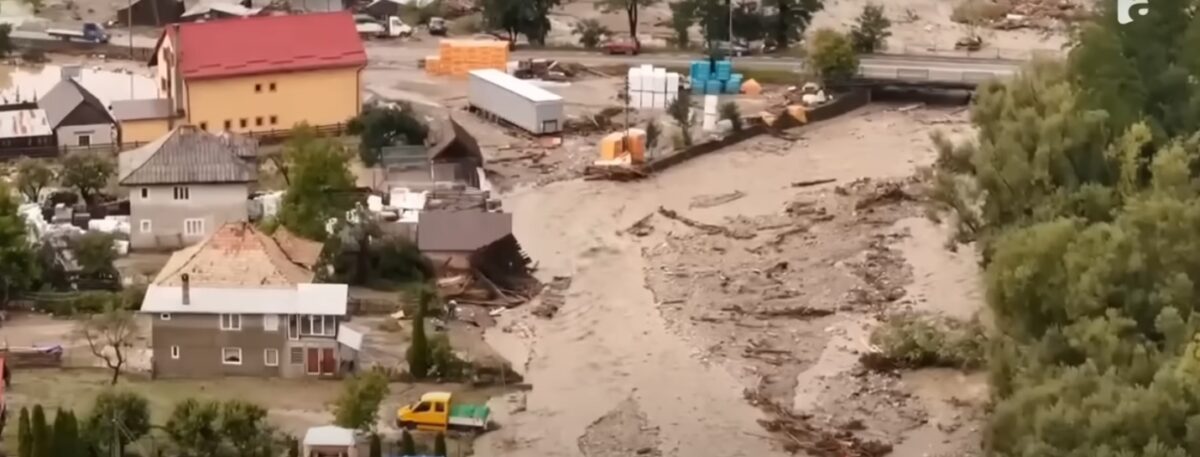 Viitura din Broșteni, agravată de neglijența Romsilva