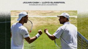 Wimbledon: Julian Cash și Lloyd Glasspool cuceresc titlul la dublu masculin