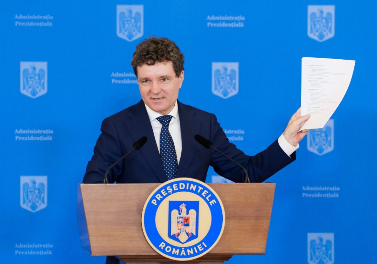 Nicușor Dan a semnat decretul privitor la demisia vicepremierului Anastasiu