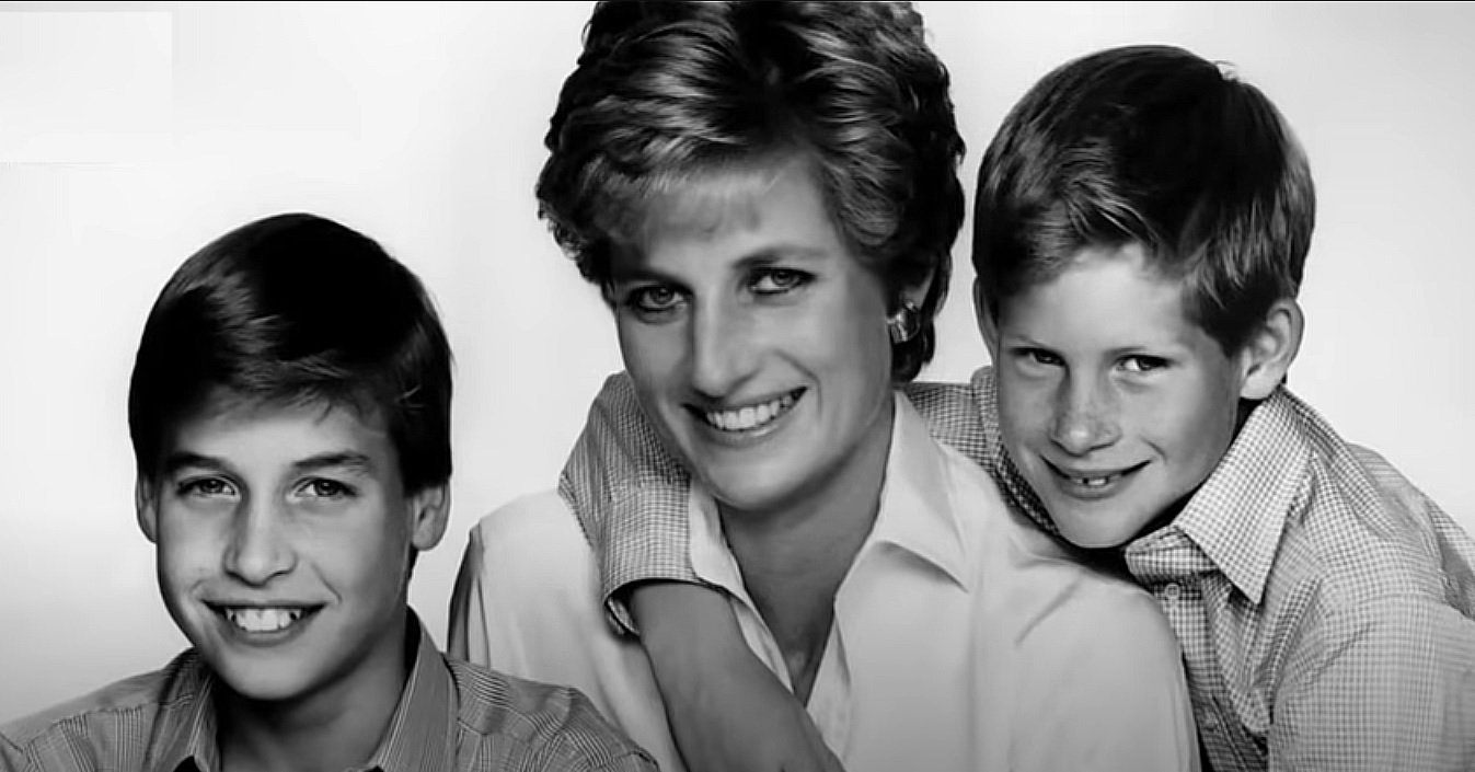 Prințesa Diana, William și Harry