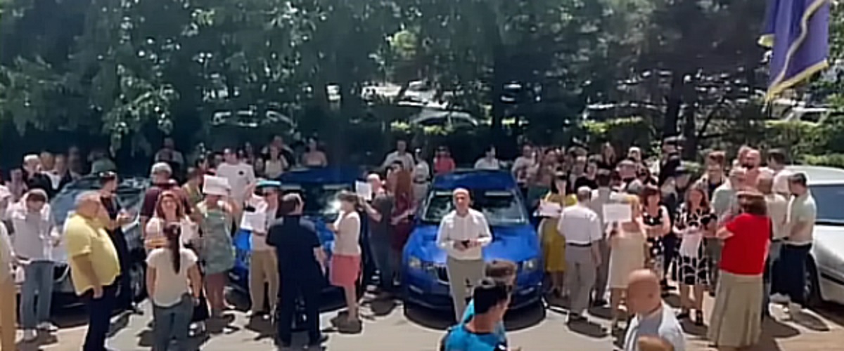 Protest spontan la Consiliul Concurenței. Angajații cer măsuri urgente