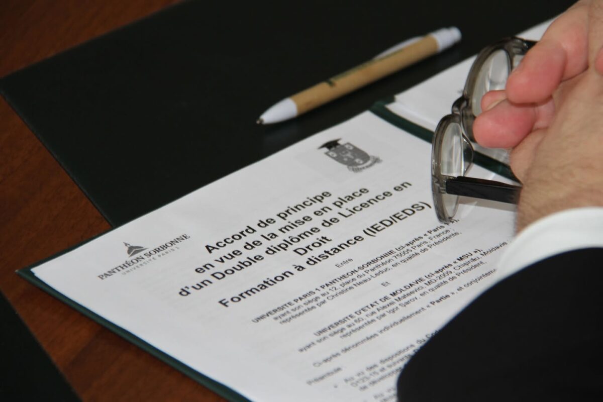 Diplomă dublă în Drept: Universitatea de Stat din Republica Moldova și Sorbona lansează un program comun de licență